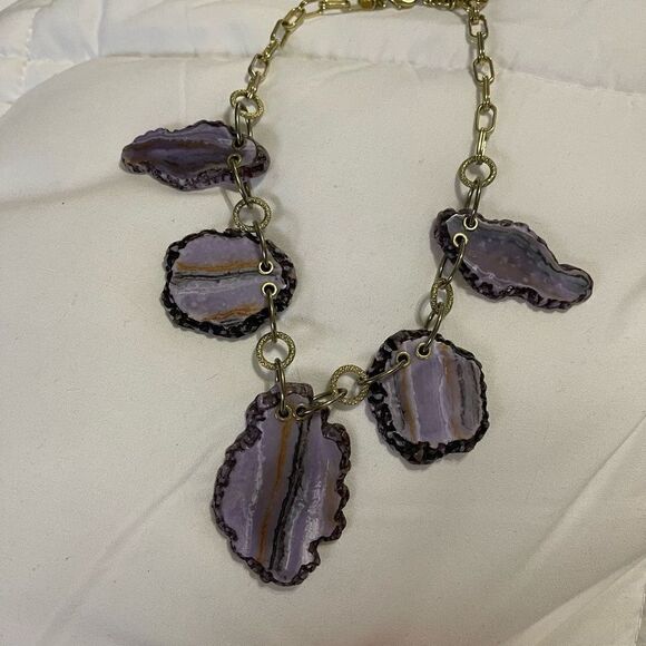 Joan Rivers Vintage Faux Stone Multiple Pendant Dangle Statement Necklace - Picture 2 of 6